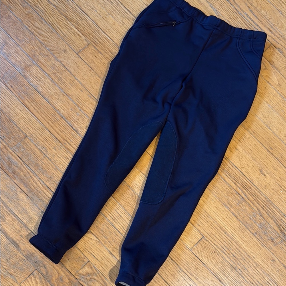 🐴NAVY BLUE UNIFLEECE RIDING PANTS - TUFF RIDER - SIZE 32🐴
